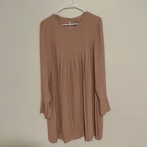 pleated dress